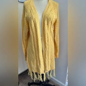 - Never worn long cardigan jacket